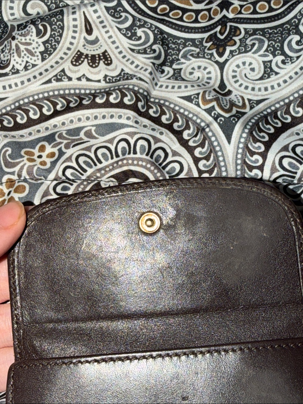 Vintage Gucci Leather "Jackie" Compact French Flap Wallet - Picture 11 of 16